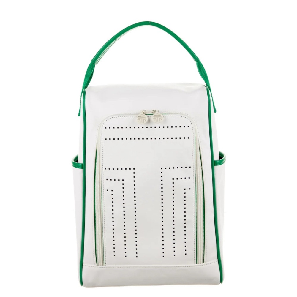 Tory Sport White and Green Shoebag RARE!!